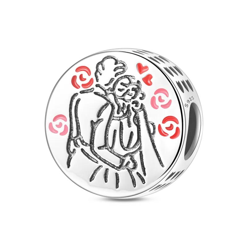 Copper Family Charm Pepper Elephant Dance Dangle Pendant Fit Original Charm Bracelets Women Diy Jewelry Gift