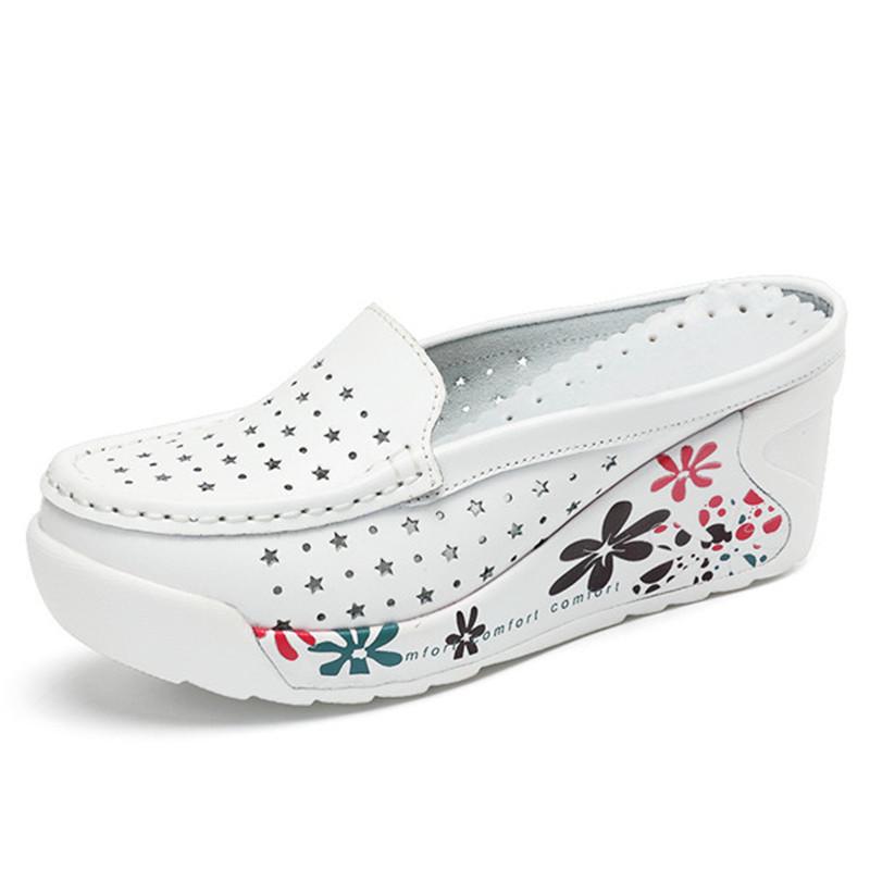 Fashion GKTINOO Summer Woman Shoes Platform Slippers Wedges Flip Flops Women High Heel Slippers For Women Casual Sandals Female Shoes