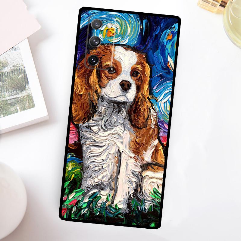 Cavalier King Charles Spaniel Dog Case For Samsung Galaxy S22 S23 S24 Ultra Plus Note 10 20 S8 S9 S10 S20 FE S21 FE Cover