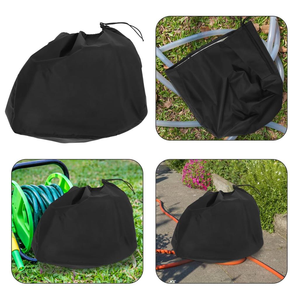 Happyyami Wasserdichte Gartenschlauchabdeckung, Wandmontage für bequeme Aufbewahrung, Langlebig