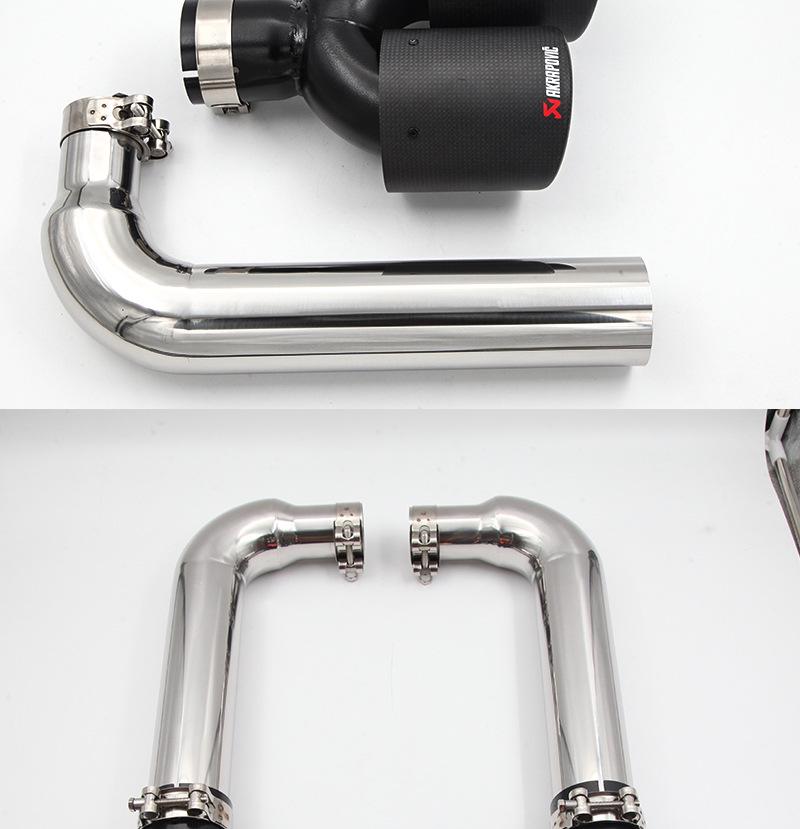Geely Xingrui Akrapovic Carbon Fiber Dual-Outlet Exhaust Tailpipe Cover