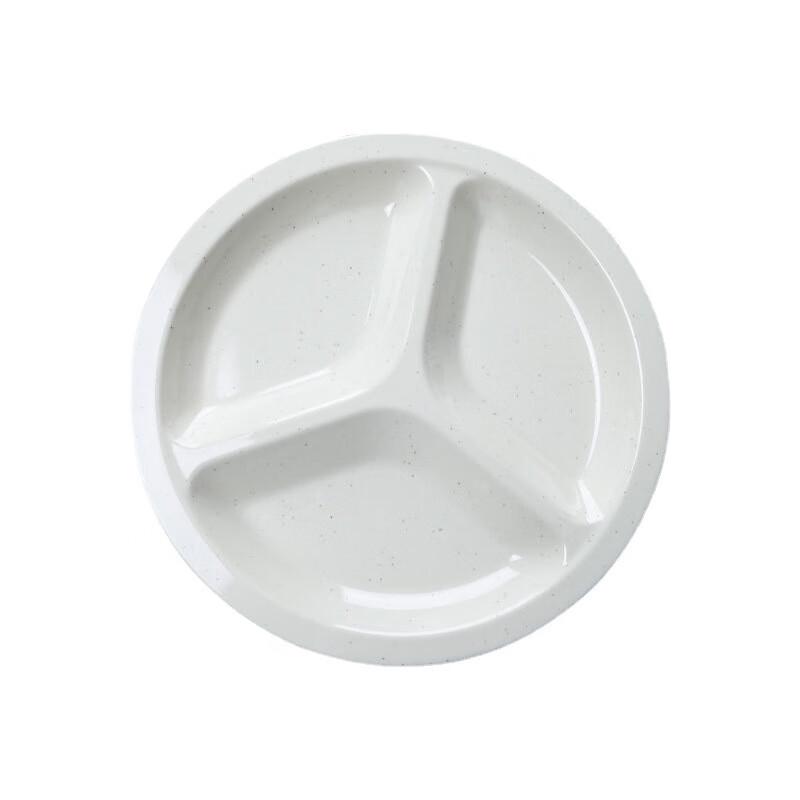 Wuhe A5 Livsmedelsgodkänd Melamin Vit 3-Facks Serveringsfat