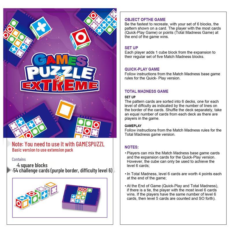 Cross-border Space Puzzle: Parent-Child Logical Thinking Board Game