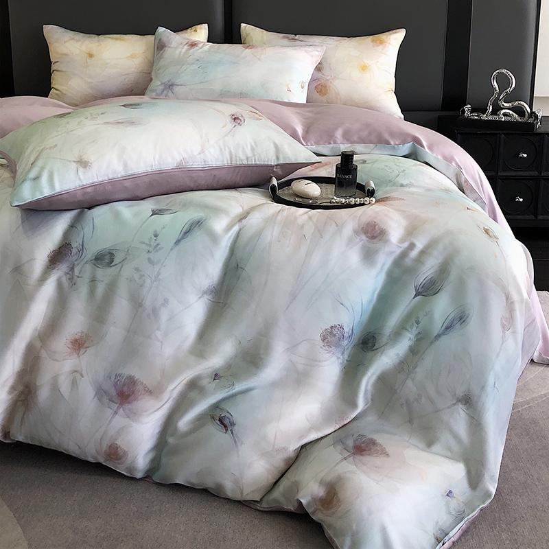 New  Luxury 100% Tencel Bedding Sets - High - Density, High - Count for 1.5m/1.8m/2.0m Beds