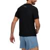 Hoka One One Logo Crew Neck Short Sleeve T-Shirt Men Tops Black 1151071-BLK