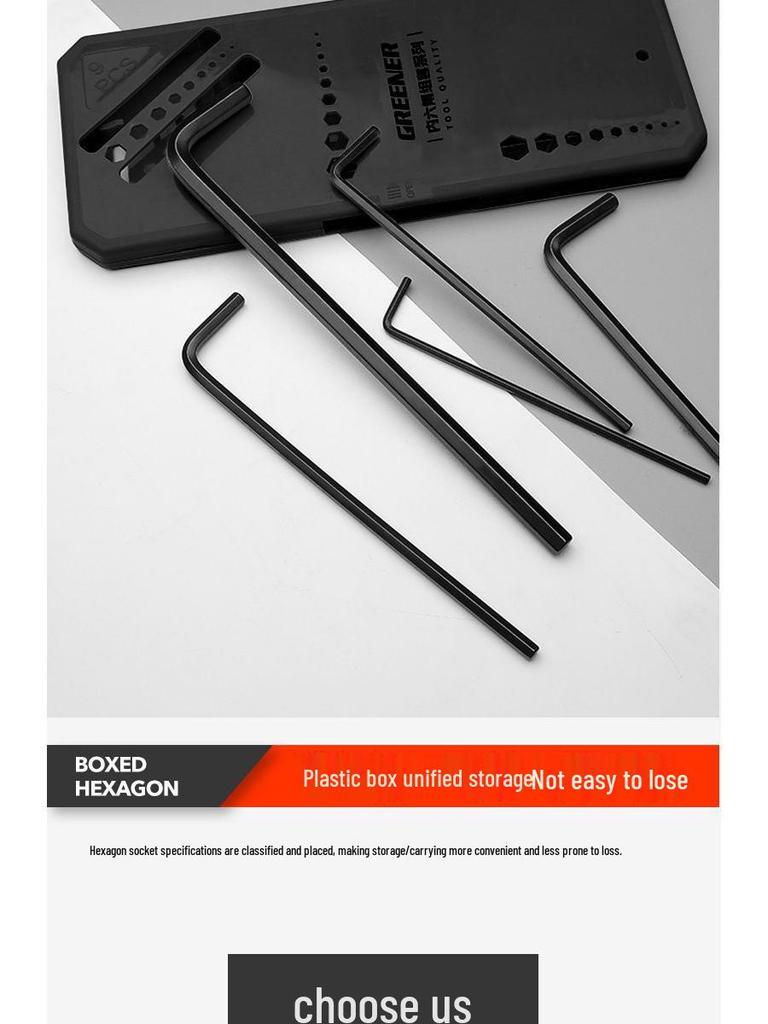 Universal Hex Wrench Set - 6-Point Screwdriver & Extendable Hex Tool