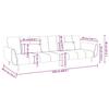2 Seater Sofa Bed with 2 Pillows Black Velvet