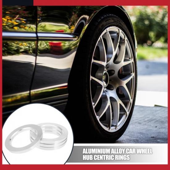 Universal OD 108mm to ID 77.8mm Car Hub Centric Rings Center Spacer Pack of 4