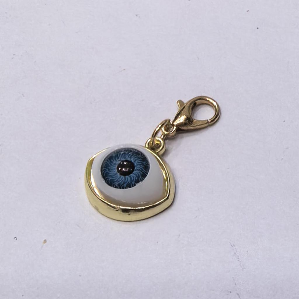 Personalized Devil's Eye Rhinestone Pendant Zipper Pull Accessory