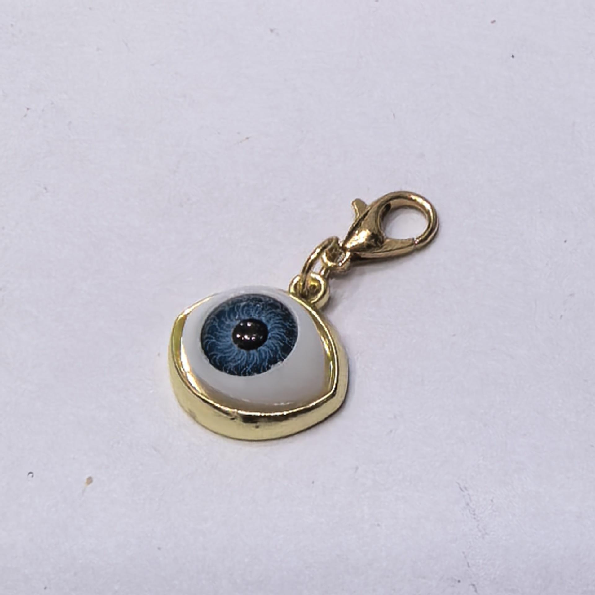 Персонализированный кулон-глаз дьявола со стразами, аксессуар для молнии