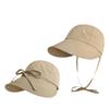 Wide Brim Bucket Hat Lace-up Fisherman Cap Casual Duck Tongue Cap  Women Girls Wear