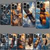 Coque de téléphone Aigle en plein vol Chasse Pour Iphone 16E 15 Pro 14 Plus 17E 16 17 Pro Max Air 11 12 13 Mini Antichoc Capa Jolie Housse