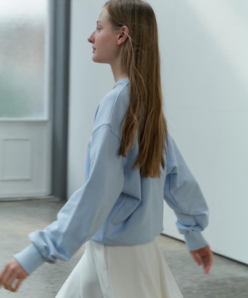 SO IR Sr Small Logo Sweatshirt - Skyblue