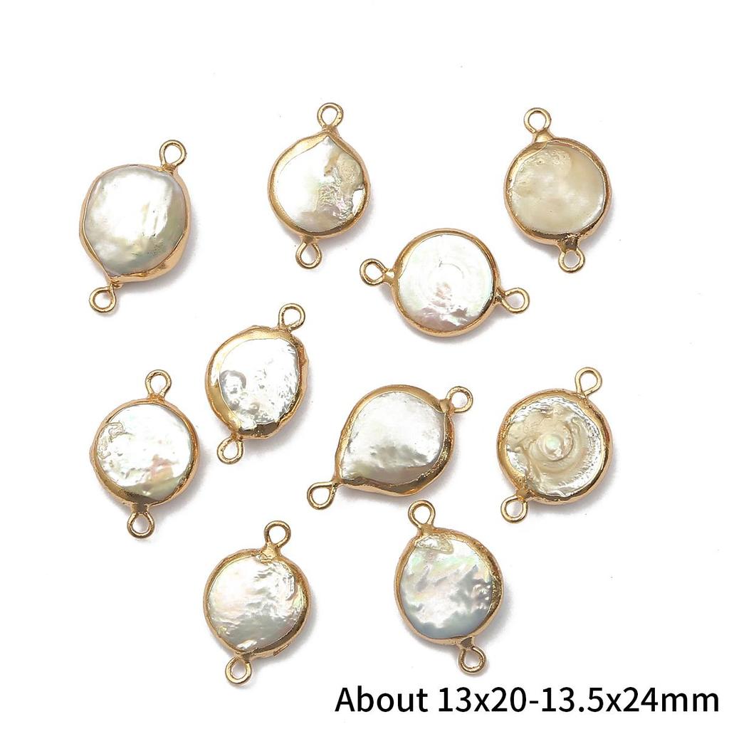 Natural Freshwater Pearls Pendant Charm For DIY Necklace Bracelet Earrings Jewelry Making