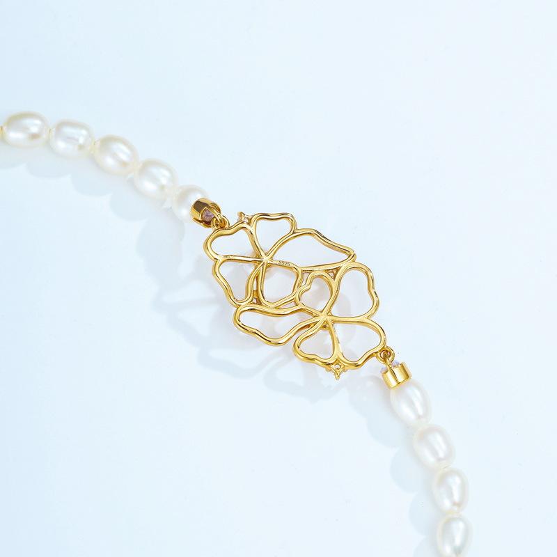 Meier New Arrivalaccessible Luxuryniche Style Pearl Bracelet S925 Sterling Silver Bracelet Frenchclassy Sense Bracelet