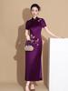 Elegant Mother-in-Law Wedding Cheongsam, 2025 Edition: Versatile and Noble Dress for Daily Wear.