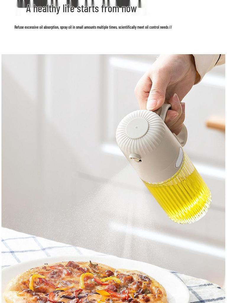 Glass Olive Oil Spray Bottle Atomizer for Air Fryers and Household Cooking