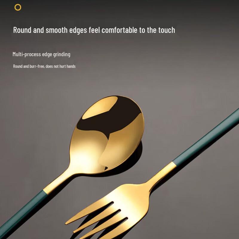 Portable 3-Piece Stainless Steel Cutlery Set