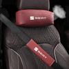 kncr9 Car Seat Headrest Auto Logo Neck Pillow For Seat Leon 5F Mk3 Ibiza 6J Tarraco Arona Ateca Alhambra Exeo Mii Interior Accessories