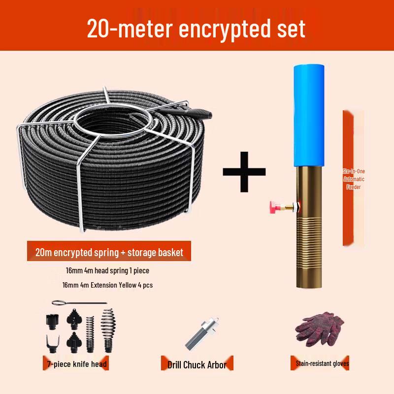 Heavy-Duty Drain Snake Kit