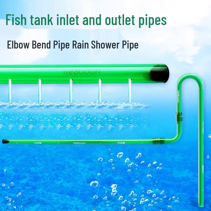Dragon Drip Fish Tank DIY Water Feature: Rain Tube, Dry-Wet Separation, Aquarium Inlet/Outlet Sprinkler Pipe