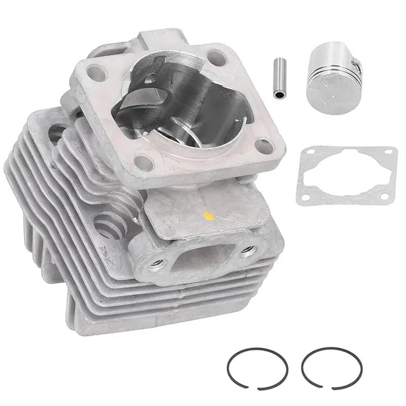1set 34mm Cylinder Kit Replacement Cylinder Piston Ring Pin Clamp Gasket For TL26/CG260 1E34F Trimmer Mower Parts