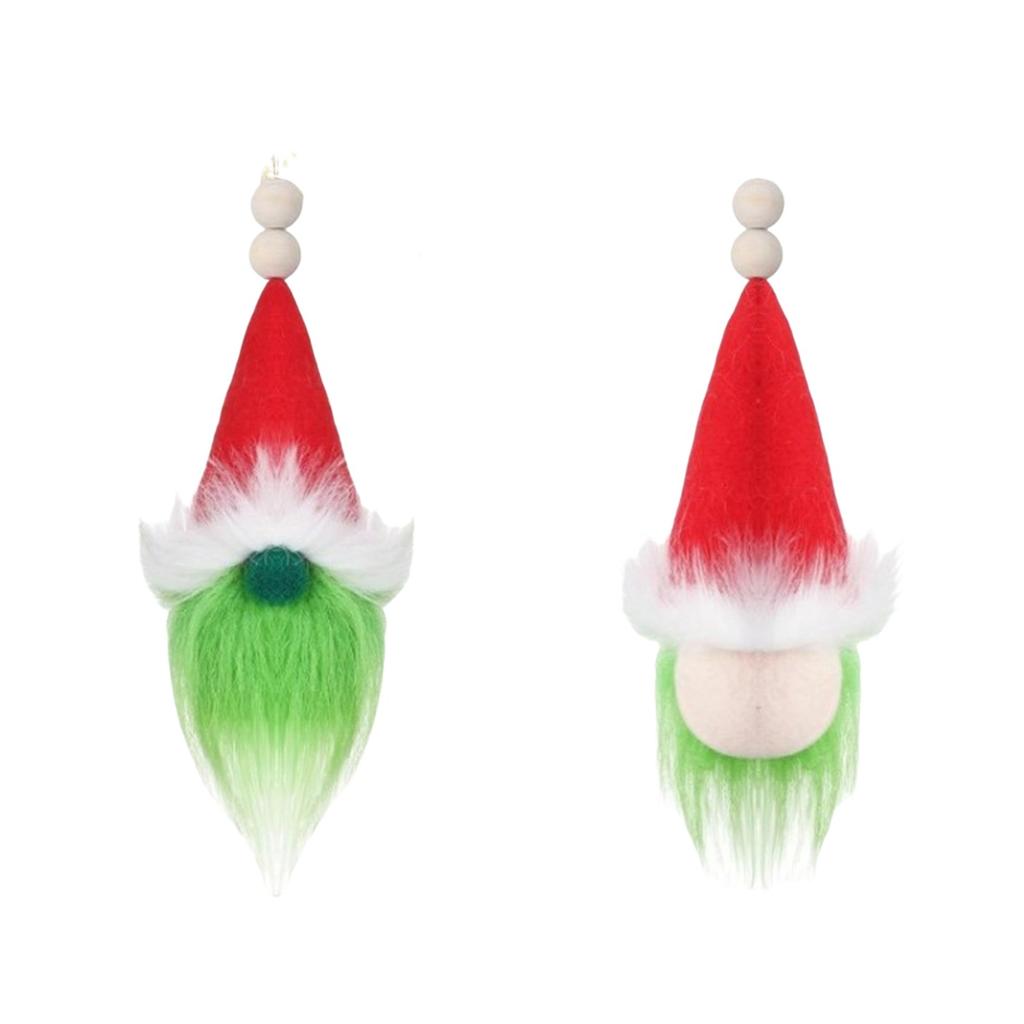 3D Christmas Red And Green Creative Ornaments Christmas Tree Ornaments Festive Atmosphere
