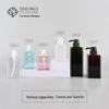 Sticlă Pătrată PETG 100ml/250ml pentru Îngrijirea Pielii, Loțiune, Șampon, Gel de Duș, Reumplere de Călătorie