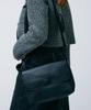 Bymoss Keyring Leather Mini Crossbody Bag 2 - Black