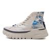 Li Ning Wei Wu Comfortable Daily High-Top Lifestyle Shoes Men Shoes White Blue AGCQ209-3