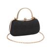 1pc Women's Luxury Crossbody Clutch Bag with Detachable Chain Strap & Zipper Closure - Elegant Evening Party Handbag for Weddings Fancy Purse