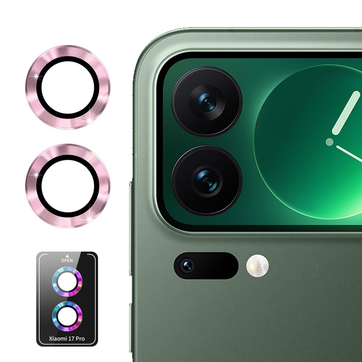 

For Xiaomi 17 Pro Camera Lens Protector ENKAY Hat-Prince Metal Ring Lens Film