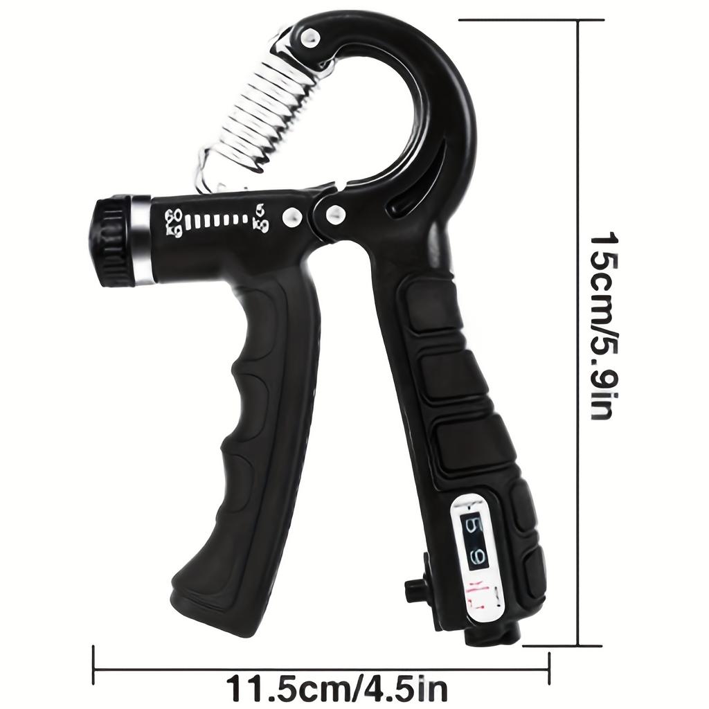 5pcs/set Hand Grip Strengthener Kit, Adjustable Hand Gripper, Forearm Strengthener, Stress Relief Hand Exercise Ball, Silicone Rings