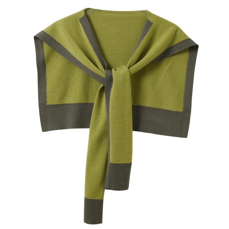 

Minimalist Wool Blend Short Shawl One Size