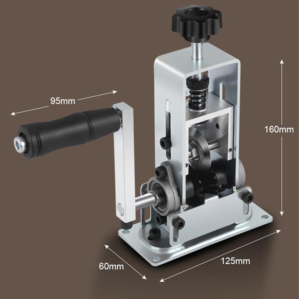 Portable Household Wire Stripp  Manual Wire Stripping Tool 1-25mm Cable Electric Peeling Machine with Hand Crank Support Use with Hand Electric Drill