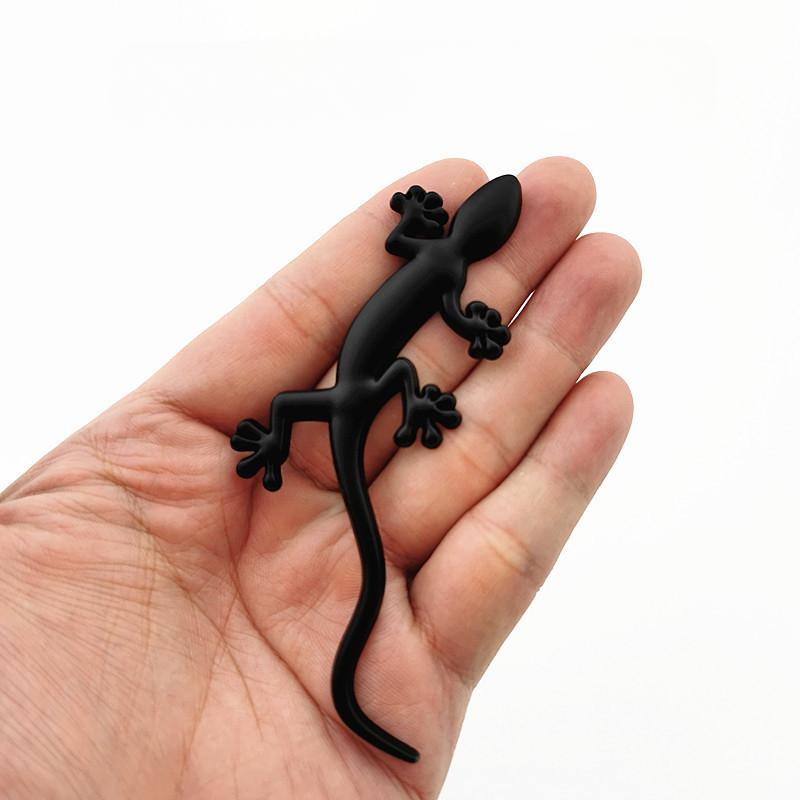 3D Metal Gecko Lizard Rear Trunk Body Emblem Badge Sticker Decals
