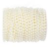 Faux Pearl Bead Garland String Round DIY Decoration Craft Clothing Accessories 6mm 25Meter RollBeige