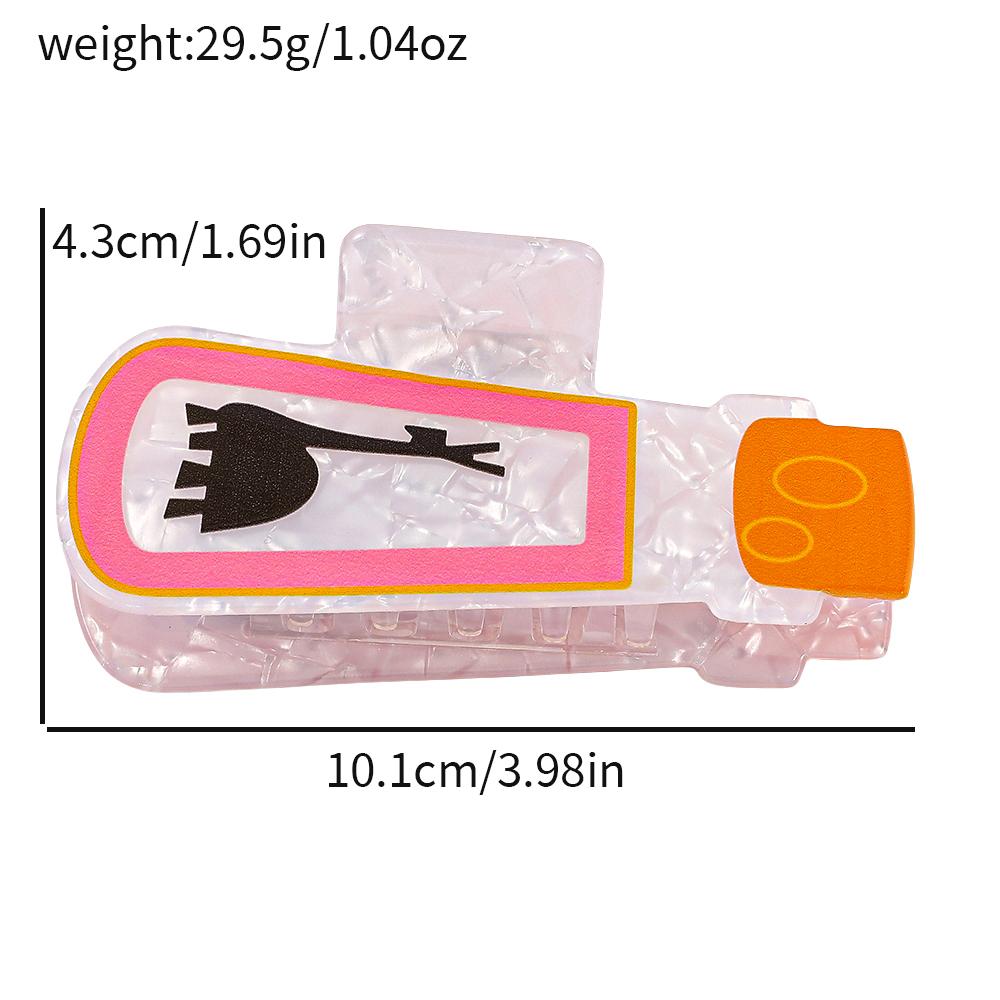 

Cartoon Giraffe Hair Clip Unique Personality Multi-Functional Hair Accessory Practical Daily Use Hair Gripper