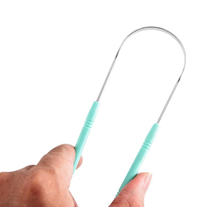 Stainless Steel Tongue Scraper and Cleaner - Oral Cleaning Tool