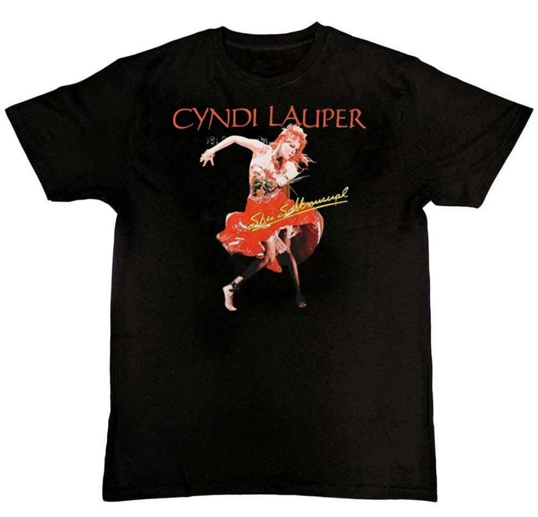 Cyndi Lauper Shes So Unusual Tour Graphic Mens T-Shirt S-4XL L