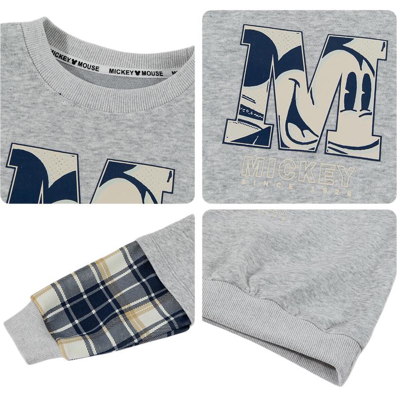 Disney Mickey Mouse Boys  Faux Two-Piece Sweatshirt 150/72