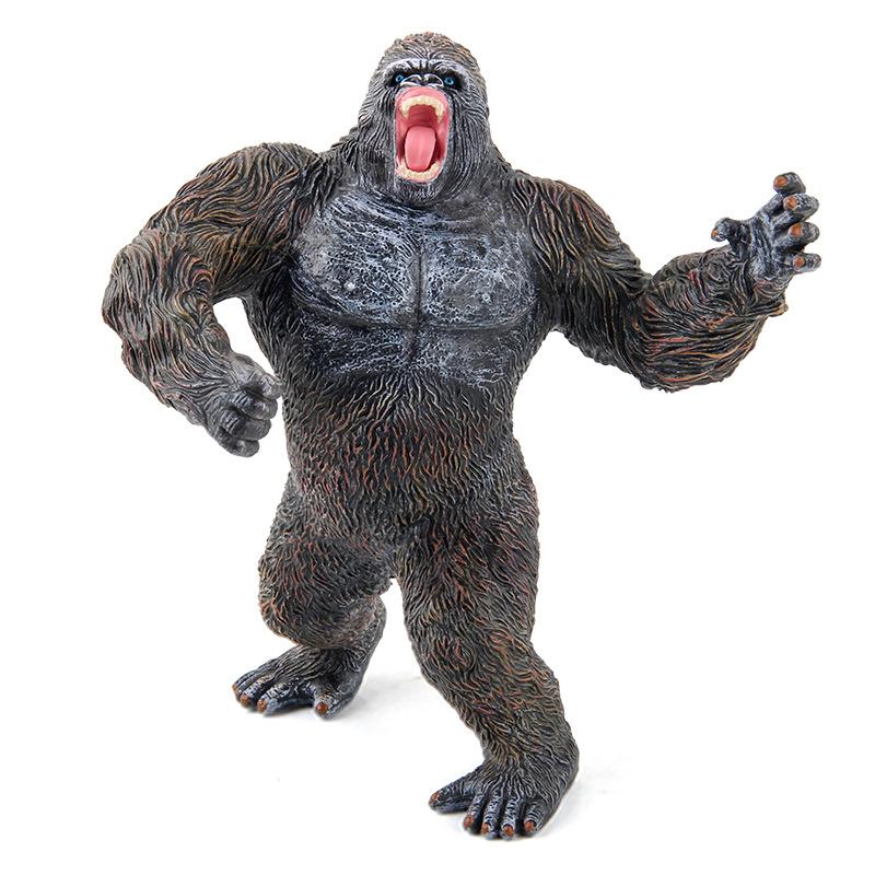Simulation Jurassic Dinosaur Model Series Tyrannical Tyrannosaurus King Kong Giant Ape Solid Animal Ornament Toy