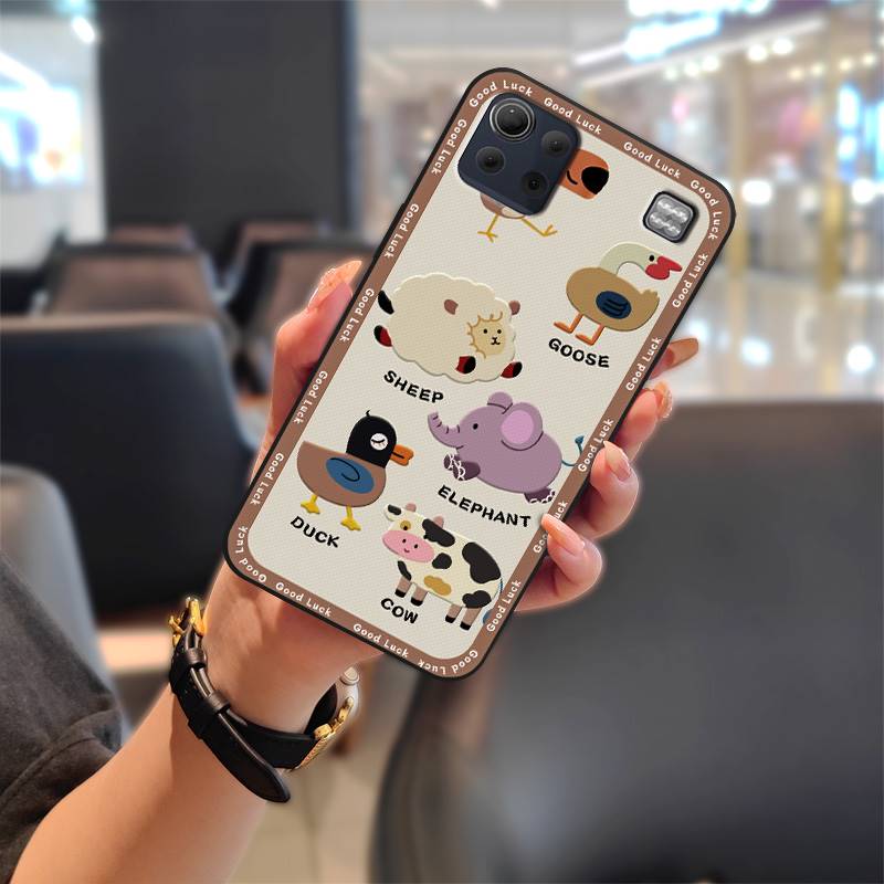 Cute Anti-dust Phone Case For LG K92 5G/Q92 TPU Cover Waterproof Full Wrap Shockproof Cartoon Durable Back Cover
