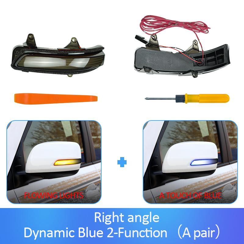 LED Mirror Turn Signal Light for Prado GRJ150 Land Cruiser 2009-2018Sequential Dynamic Blinker Amber Yellow Exterior Upgrade Kit