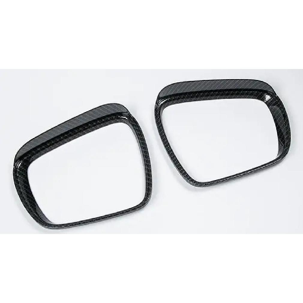 Car Rear View Side Glass Mirror Trim Frame Rain Shield Sun Visor Shade ABS Eyebrow For Renault Kadjar 2016 2017 2018