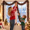 Vibrant Festive Atmosphere Decor 78.7 Inch Christmas Tinsel Garland, Shiny Metallic Twist Hanging Garland Bendable Holiday Party for Xmas Tree,