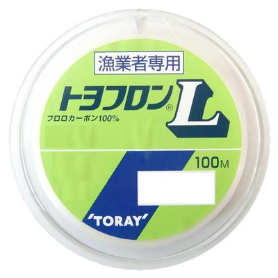 TORAY Toyoflon L Fluorocarbon Schnur, Nur für Fischer, 100m, Größe 2, Natur