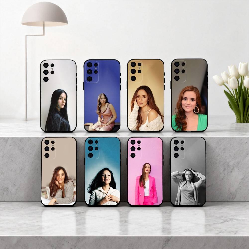 Actress C-Catalina S-Sandino Moreno Phone Case For Samsung S25,24,23,22,30,21,10,9,Ultra,Plus,Lite,FE,4,5 G Soft Black Case