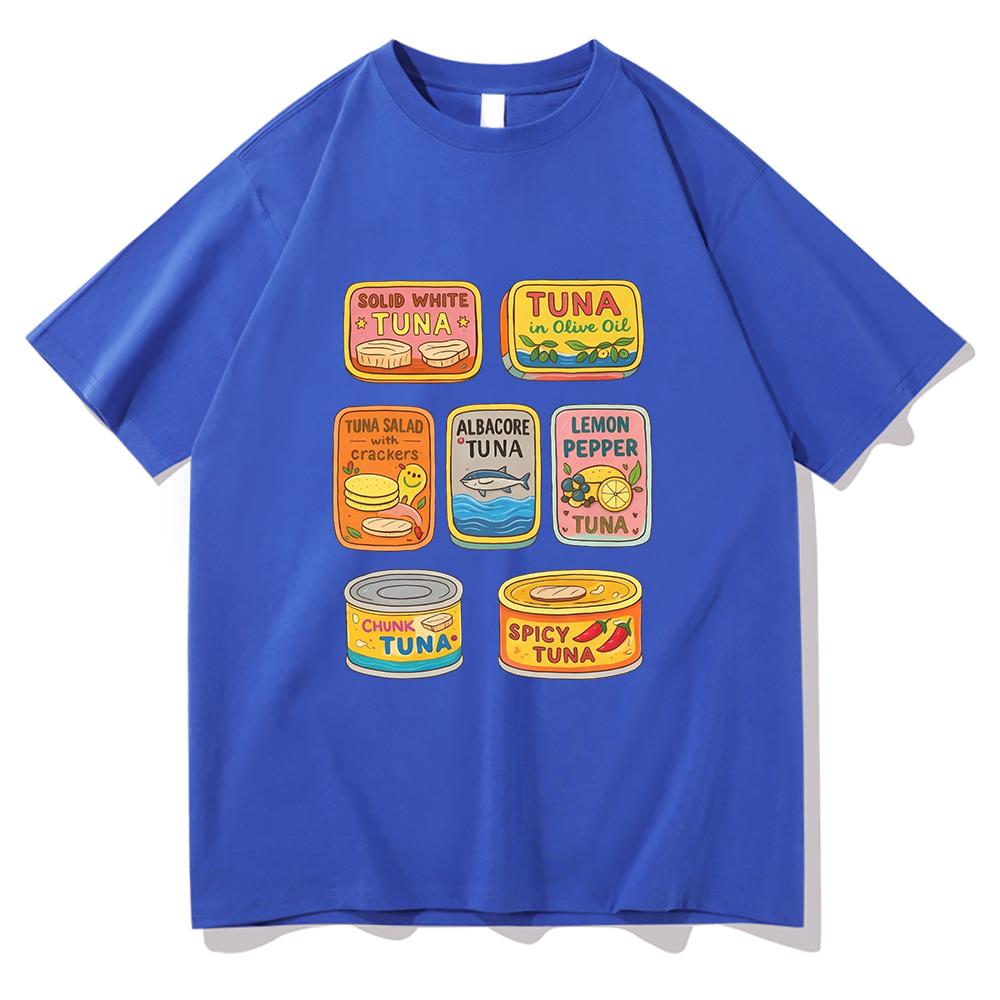 Tuna Melt T Shirt Funny Fahsion Unisexunisex Clothing Cotton Graphic T Shirts Kawaii Vintage Clothes For Seafood Lover Gift