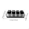 Mini 4 Key Keypad Computer Keyboard Professional RGB with USB Cable Self Programming for